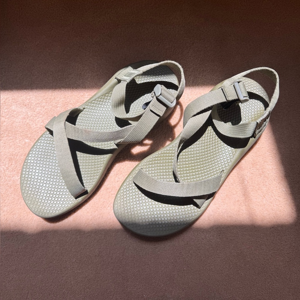 Chaco Z/Cloud Sandals in khaki green